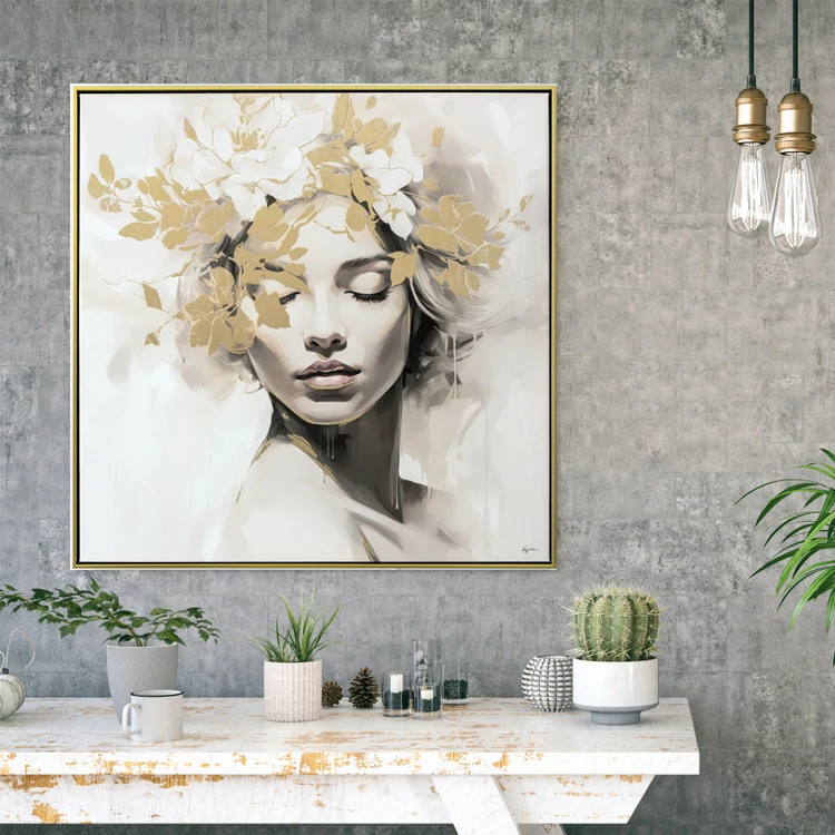 Factory Directly Selling Hand Painted Oil Painting Art Reproduction Abstract Canvas Portrait Custom Painting