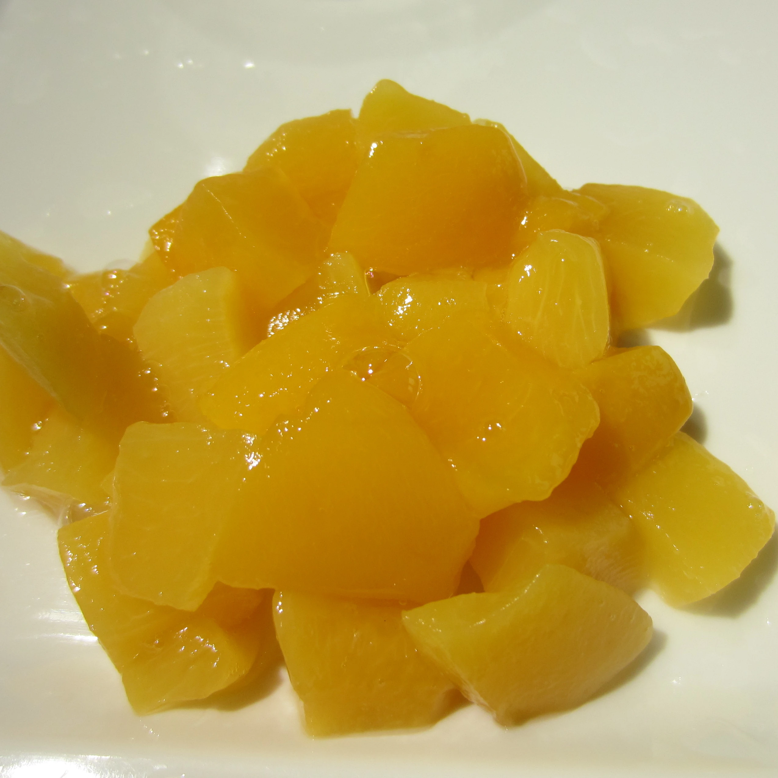 
 Фруктовая чаша-желтая персик в пластиковых чашках 4 унции легкий сироп без ГМО  