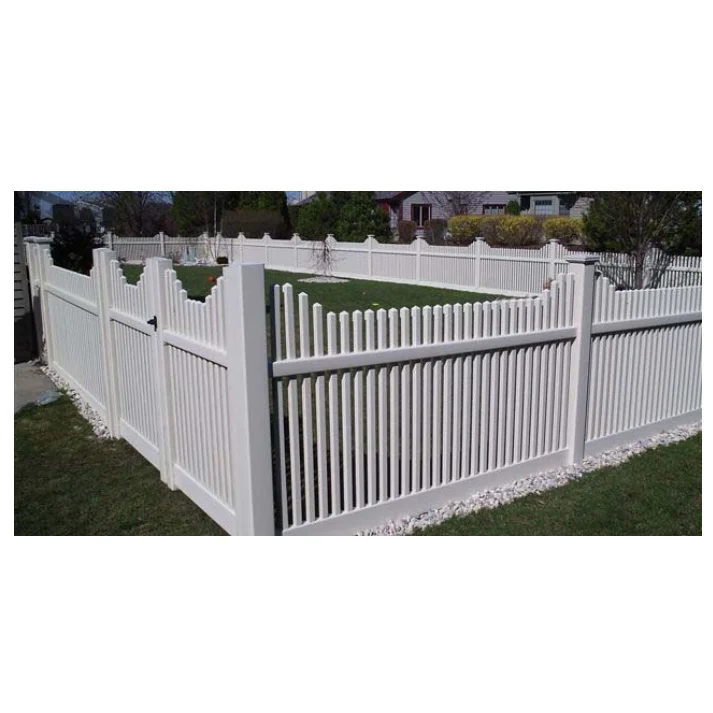 Wholesale Various sizes easy to assemble UV-Proof White Plastic Garden Fencing Vinyl PVC Picket Fence For Export