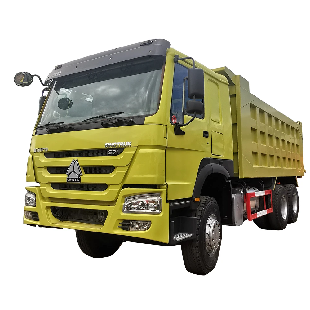 Second Hand Sinotruk Howo 371 380 Horse Power Heavy Duty 10 12 Wheel Tipper Dump Trucks