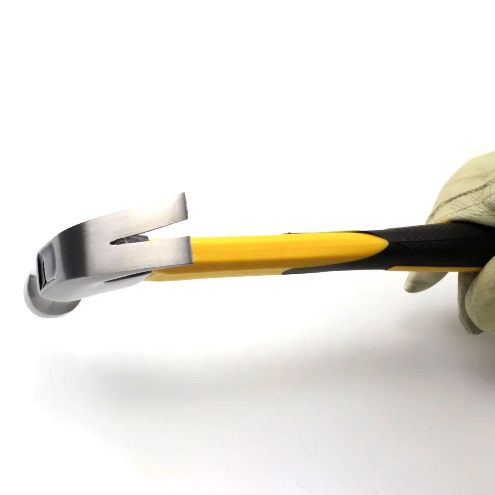 American Type 8oz 16oz 20oz Claw Hammer With Plastic Coated Fiberglass
