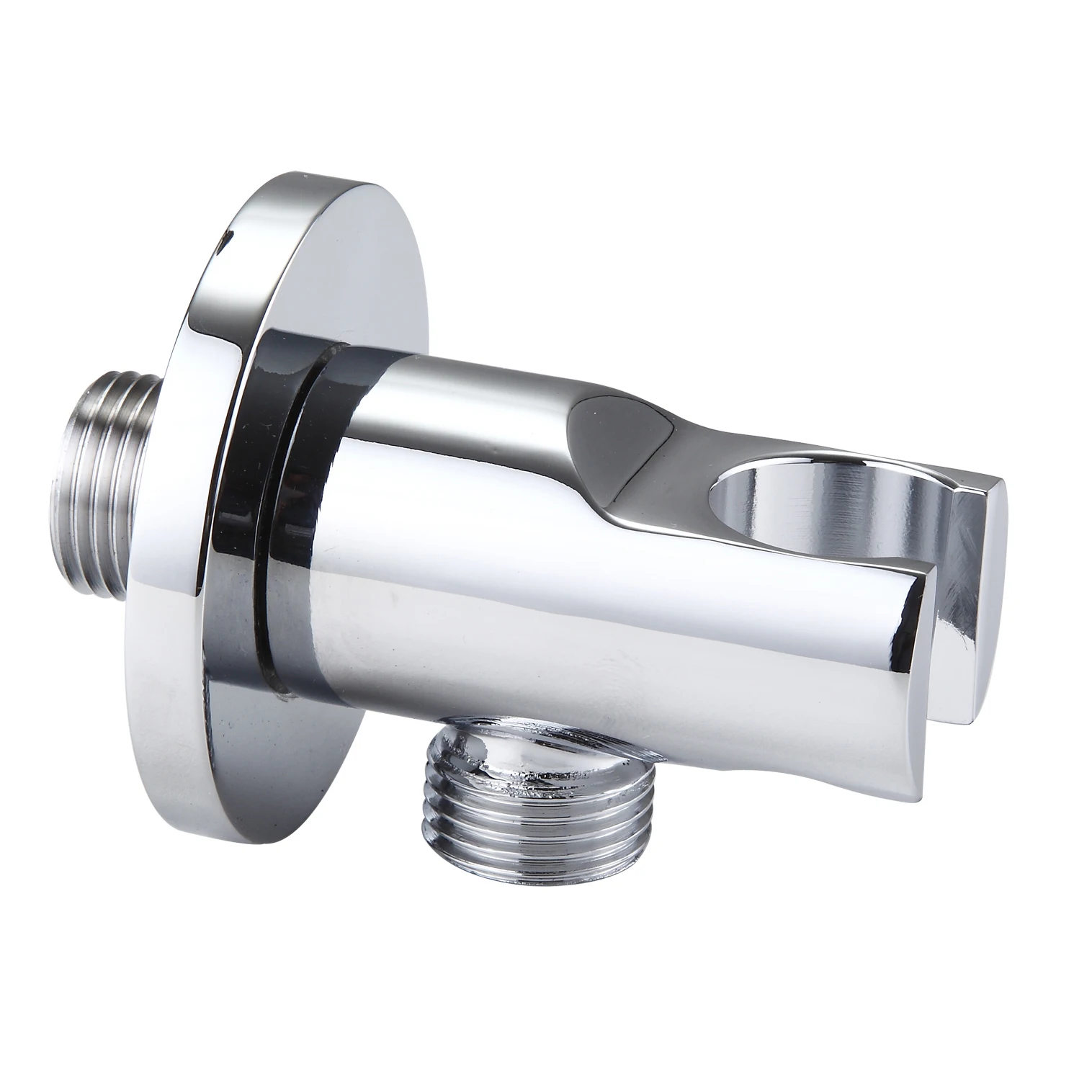 Chrome Brass Shower Water Outlet Elbow Wall Mounted Union Supply Elbow For Concealed Showers
