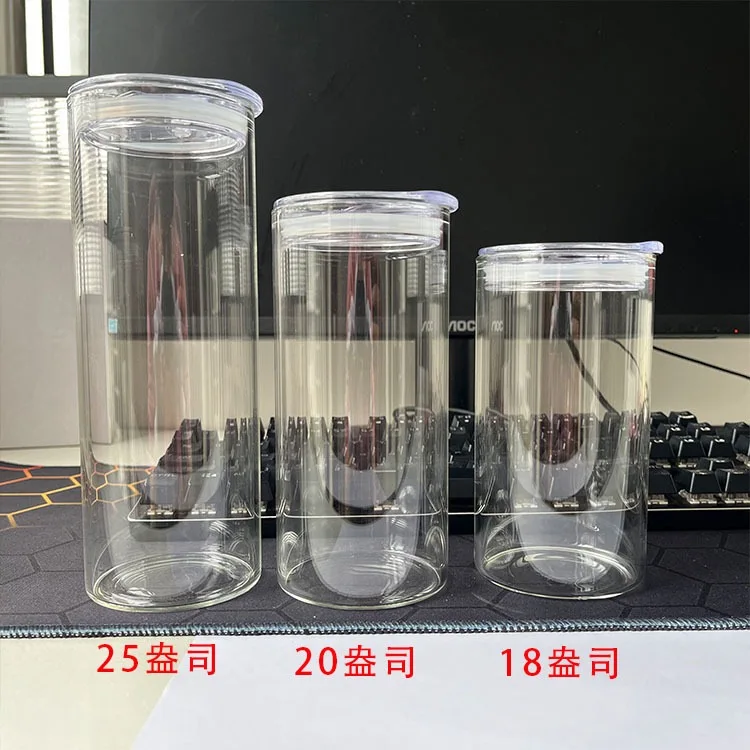 16oz clear Glass Straw Handle  Single Wall  Sublimation Mason Jar