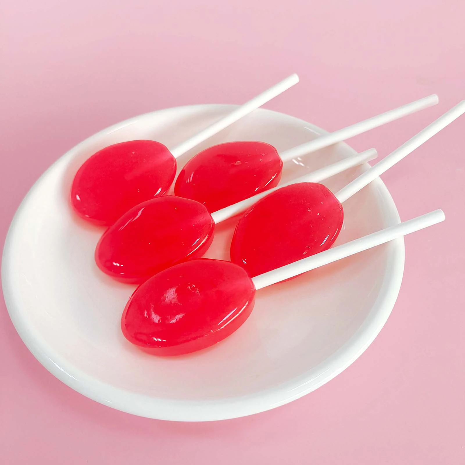 8g one pcs natural color and flavor Vitamin C kids lollipop lollipop natural strawberry sweet lollipop