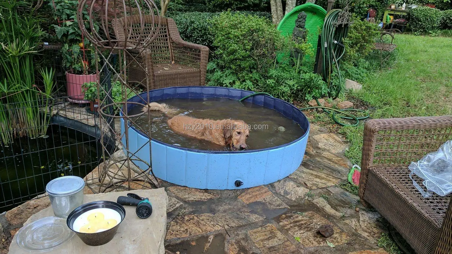 OEM ODM small MOQ pvc  large pet dog cleaning swimming pool