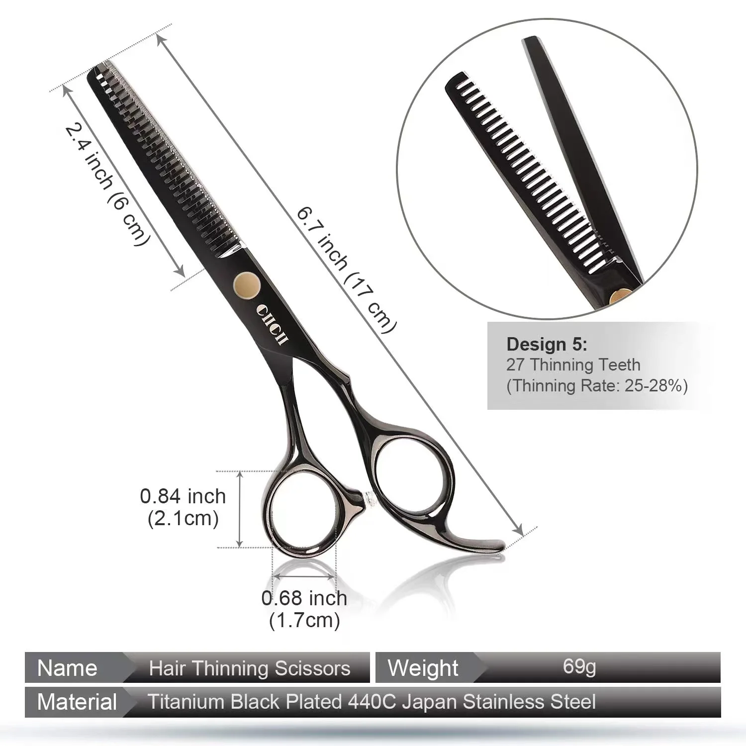 Hair Cutting Scissors Shears Kit Professional Hairdressing Scissors Set  for Men Women Pets Home Salon Barber Cutting Kit