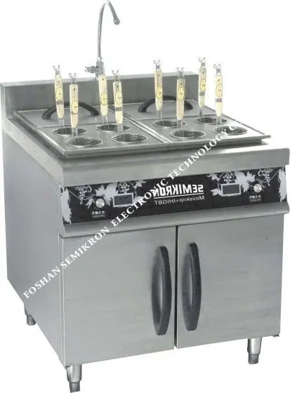 220V 200W automatic paste cooker equipped with timer and screen for commercial kitchen