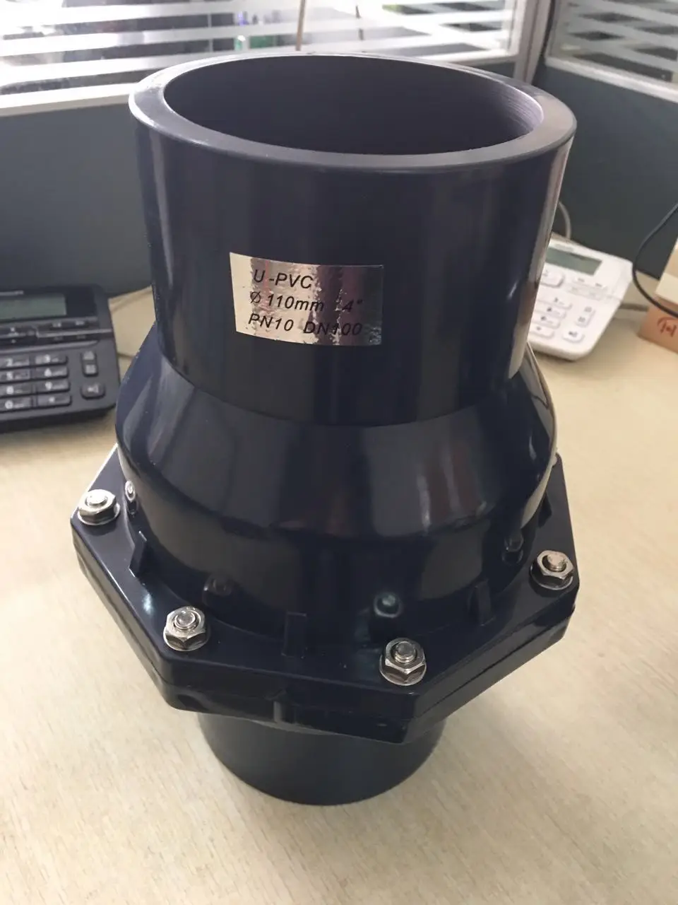 factory sale ASTM slip socket EPDM seal big size 6inch DN150 upvc non return swing check valve one way stop water valve