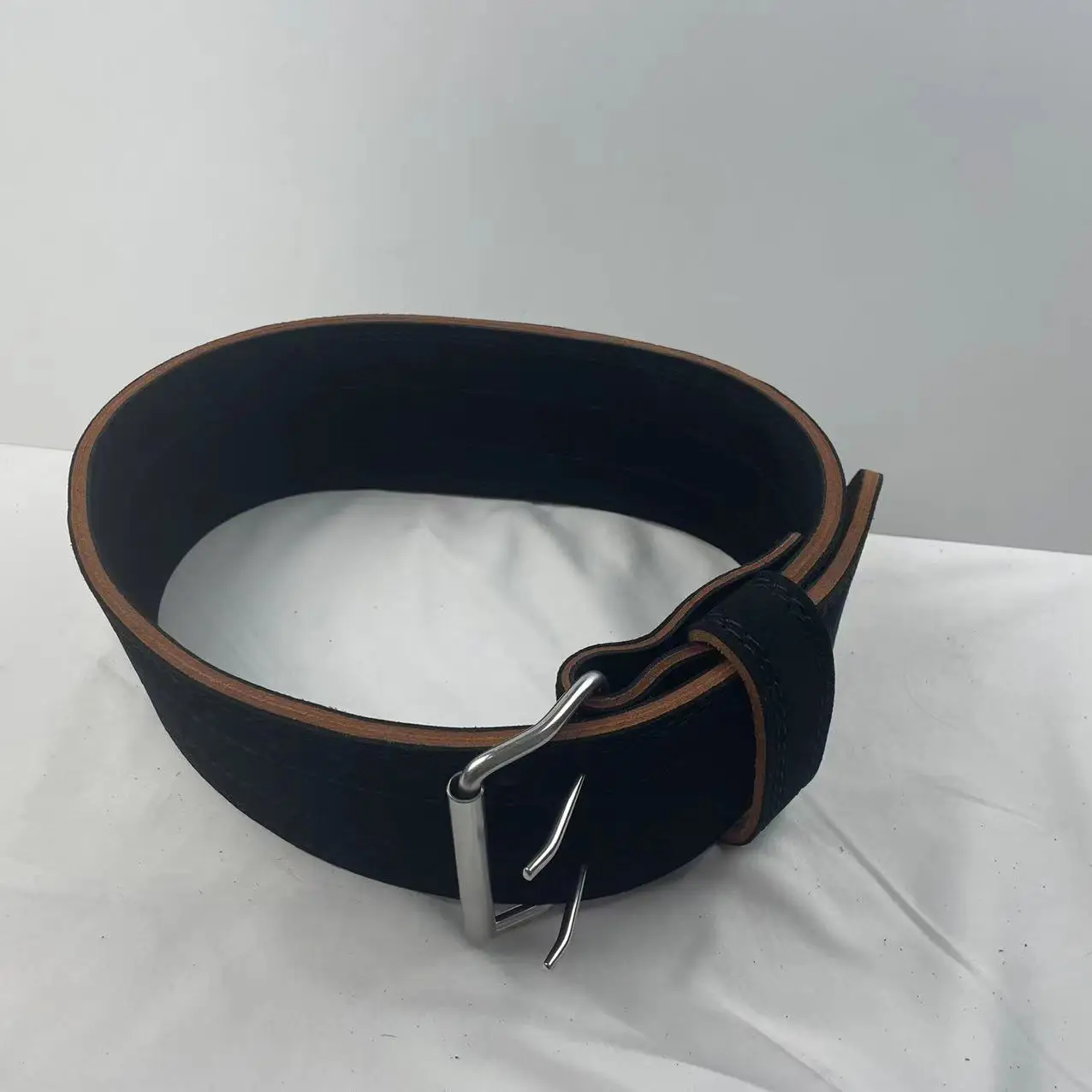 weightlifting 13mm belt Leather Lifting Gym Belt Protective Adjustable Leather WeightLifting Belt
