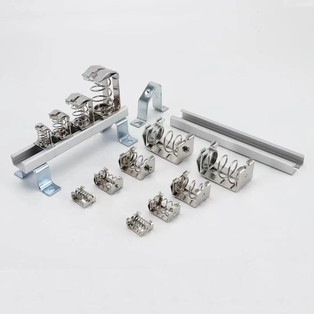 C45 guide mounting shield clamp series TSC 3-8 4-13.5 10-20 15-32 RL applicable to TS35 guide