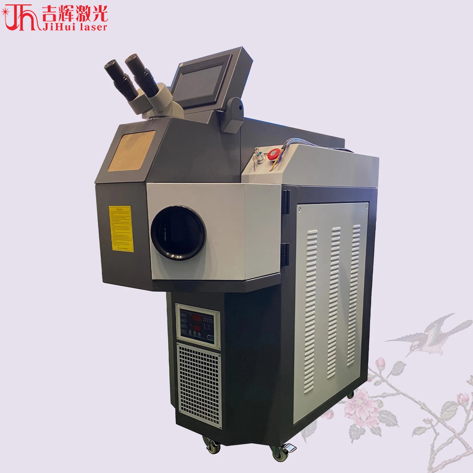 CCD Camera Desktop jewelry welding machine 200w 300 watts Water cooling mini YAG laser welding machine