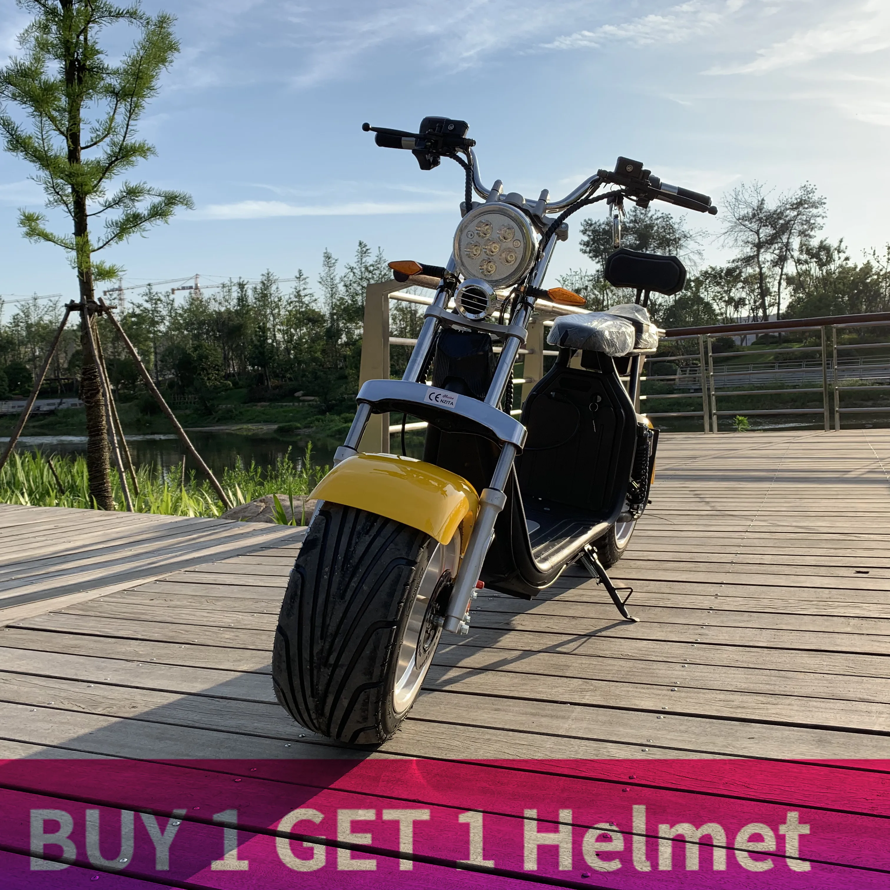Wholesale Wide Wheels 1000W 1500W 2000W 3000W Harleys 60V With Lithium Battery Strong Motor Electric Mobility Scooter
