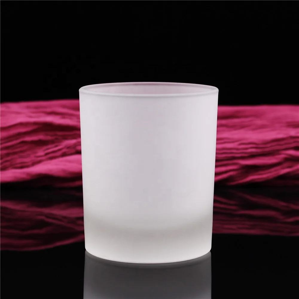 
4oz 6oz 8oz 12oz Exclusive Customized Coloring and Logo Printing High Quality Luxury Frosted Glass Candle Jars in Bulk 