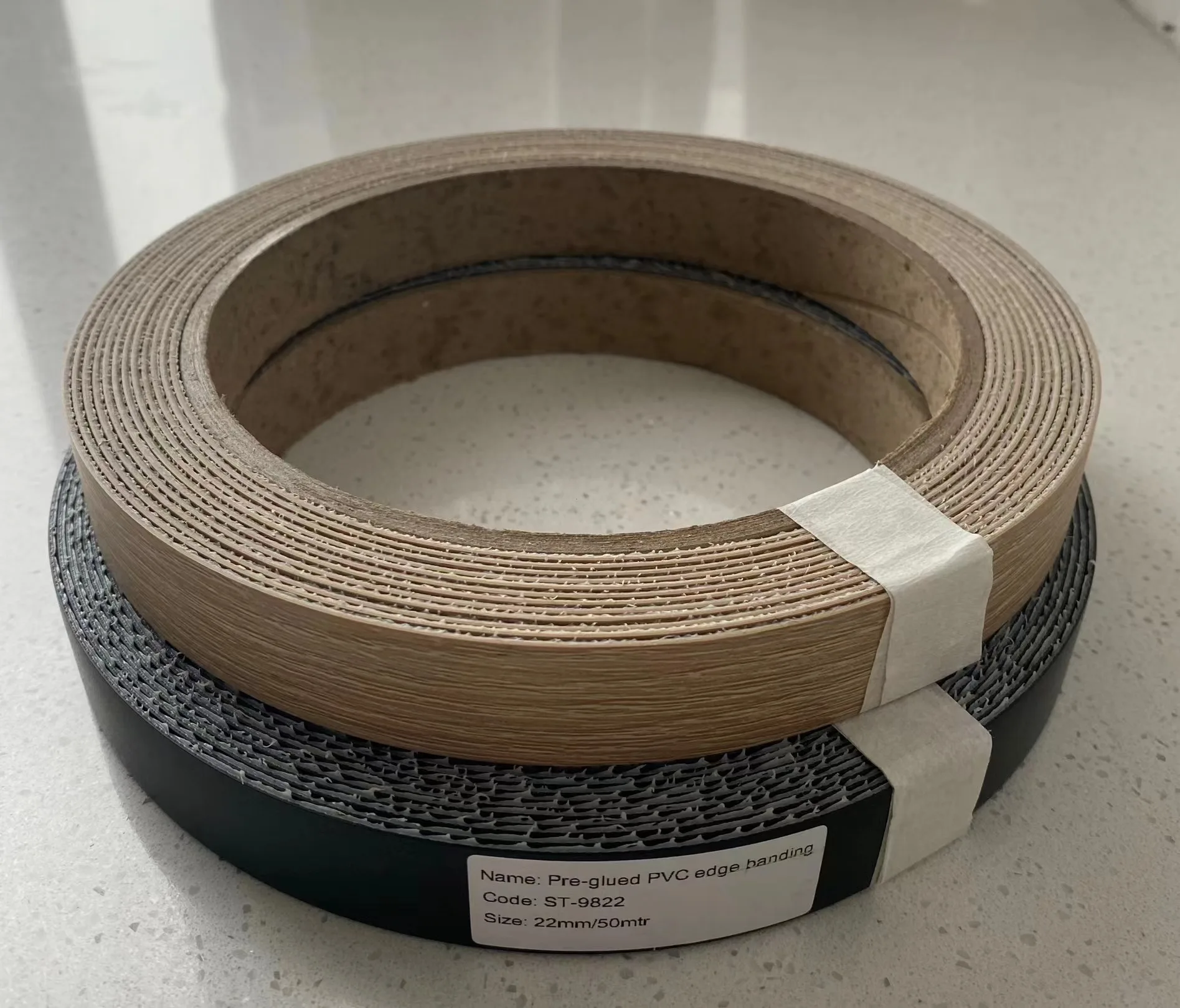 PVC Tape Edging Strip Wood 2mm Abs Furniture Edgebanding Hot Sell Edge Banding
