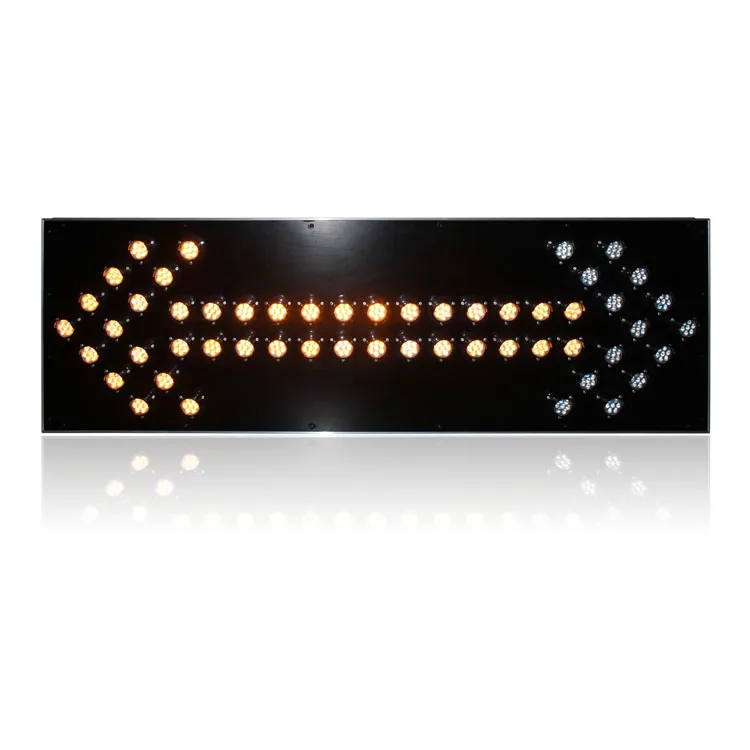 600*400mm aluminum Truck Mounted traffic arrow LED road sign board