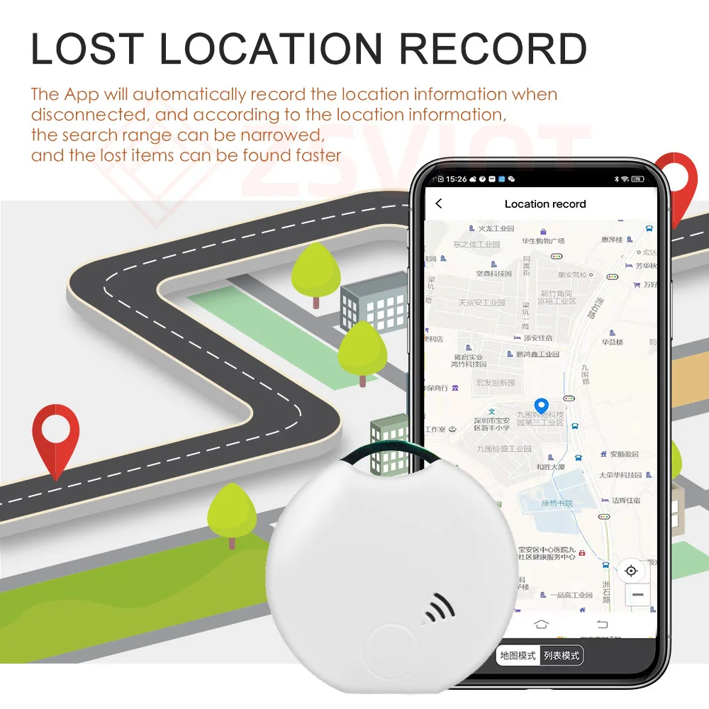 Tuya Child Bag Wallet Mobile Phone Positioning Multiple Pet Key Finder Smart Pets GPS Anti-Lost Alarm Tag Wireless Tracker