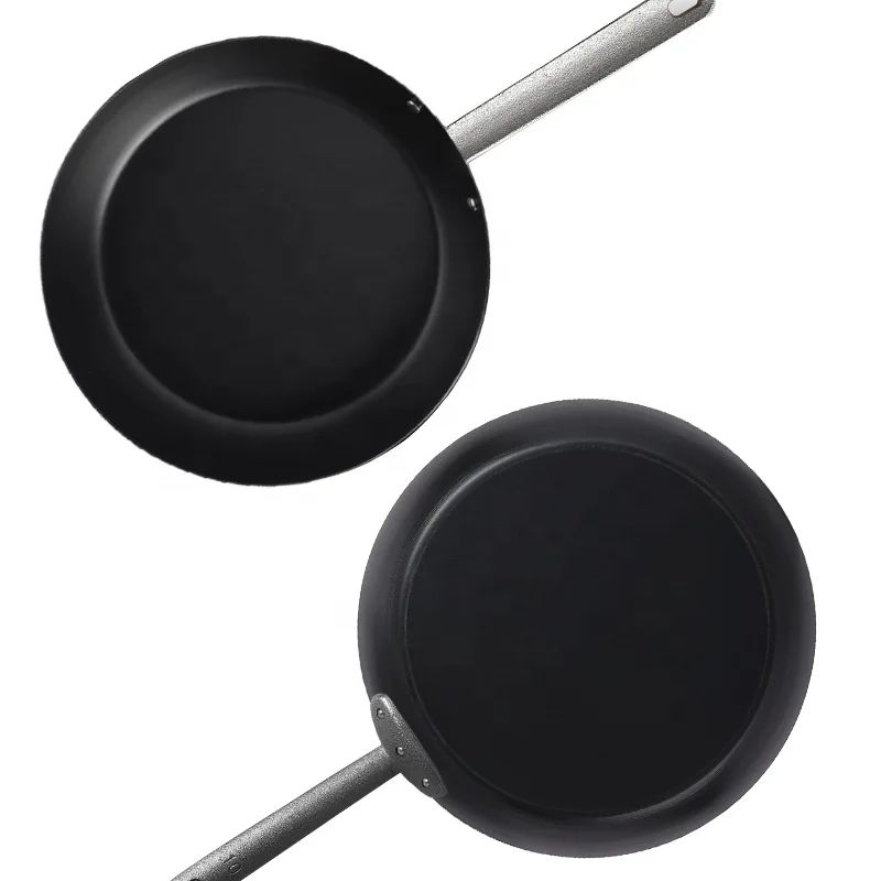 Kitchen Stovetop Food Cooking Cookware Carbon Steel Skillet saucepan Frying Pan