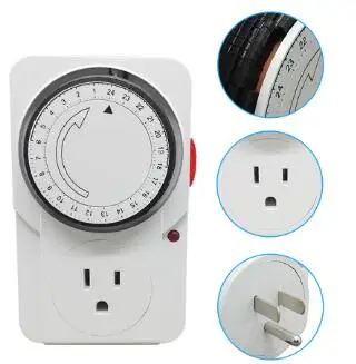 24 Hours Programmable Mechanical Timer Switch 24 Hour Timer