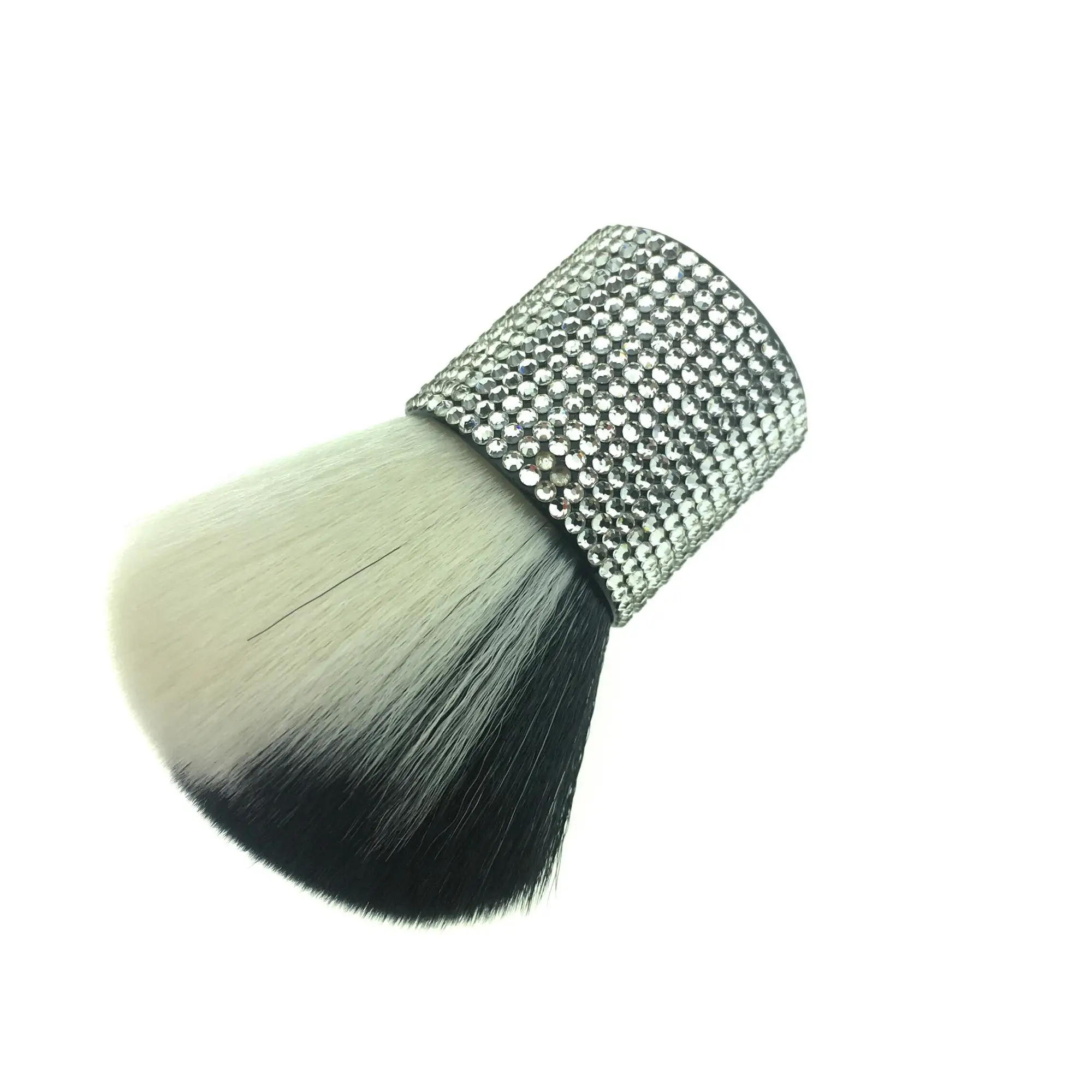 1pcs shenzhen magic vendor thick rhinestone handle kabuki face diamond short handle individual wholesale single makeup brush