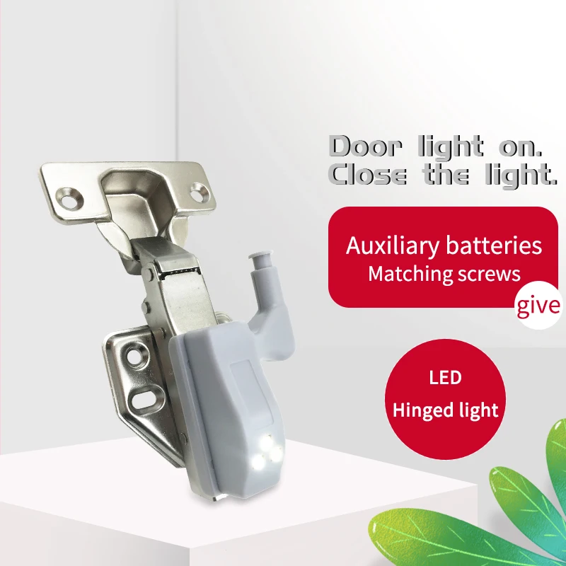 Funiture Wardrobe Hinge Light LED Closet Cabinet Door Light Switch  Cupboard LED Night Light