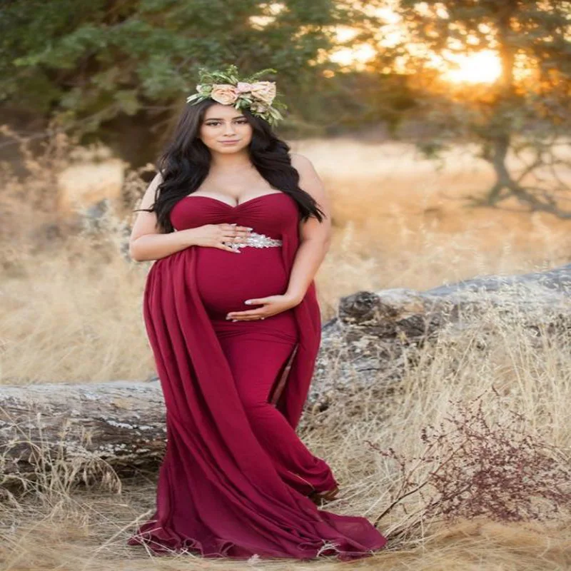 wholesale pregnancy clothes maternity photo shoot dresses evening party dresses