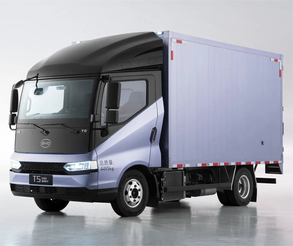 Oil-electric hybrid   car    BYD-T5    Plug-in hybrid      electric utility truck   car BYD T5  tot truck   minivan