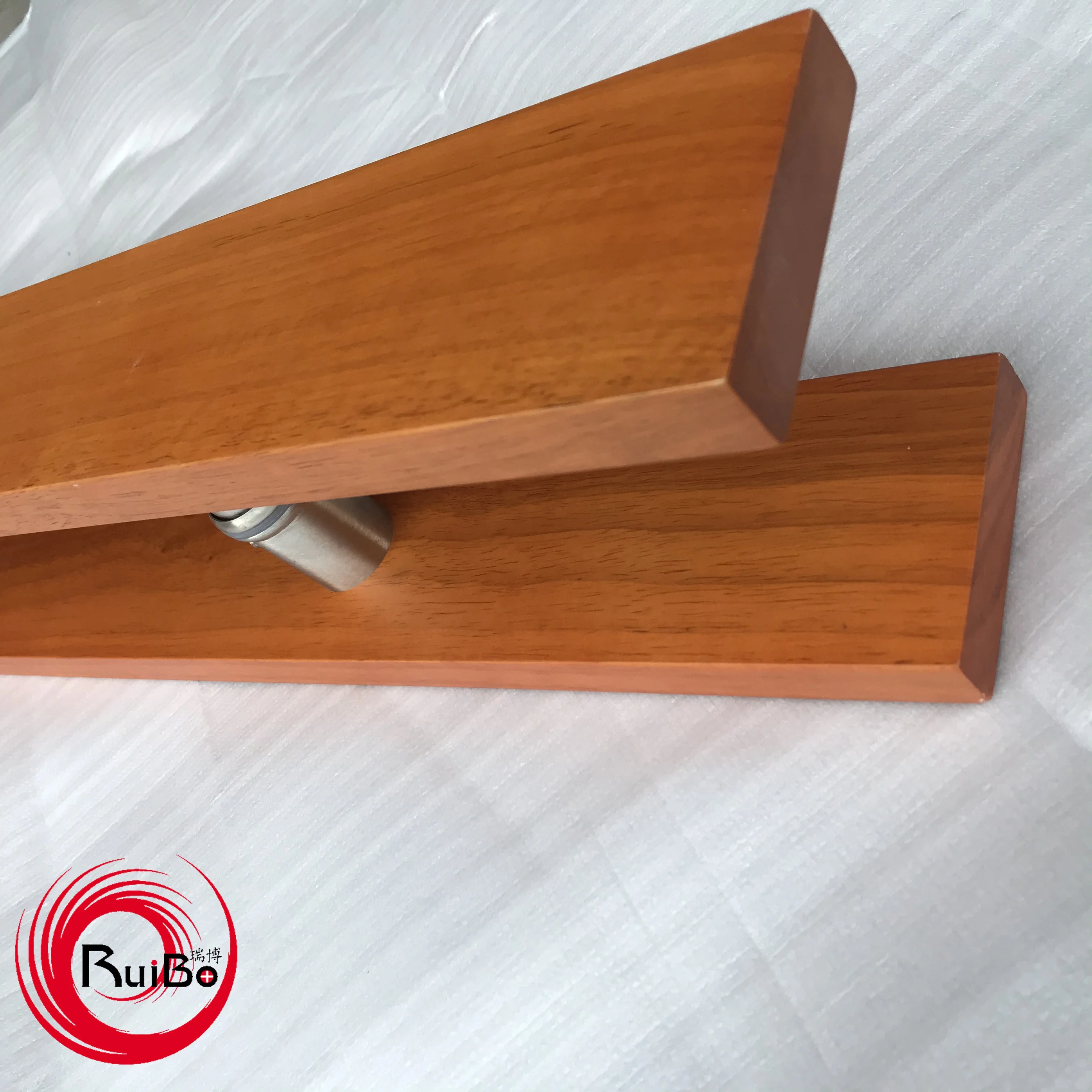 Горячая Распродажа, квадратная стеклянная дверная ручка из цельной древесины