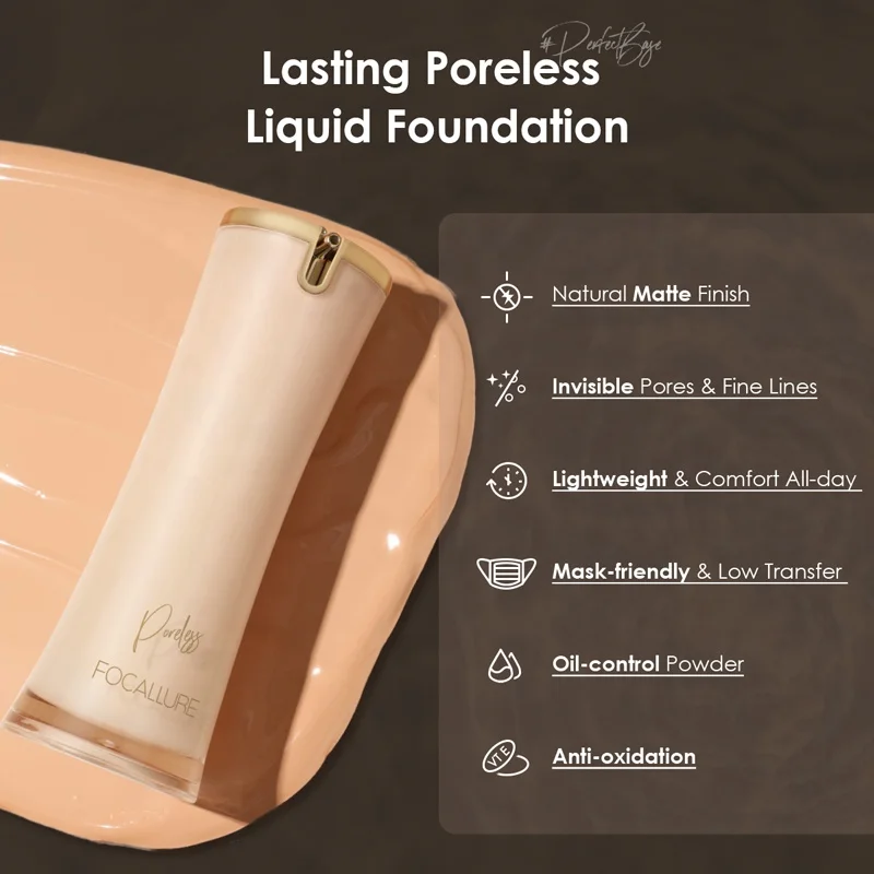 FOCALLURE FA205 Face Makeup Skin Tint Foundation Mouse Foundation Light Coverage Foundation