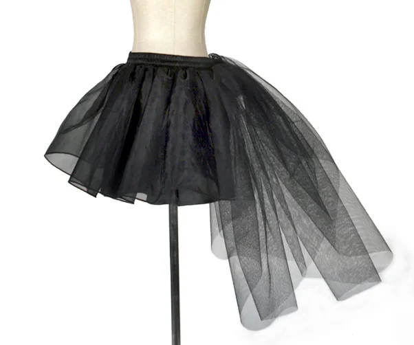 PUNK RAVE Elegant Black Swan Gauze Skirt Q-160 Hot Sale Beautiful Lace Top Spanish Style Evening Dress