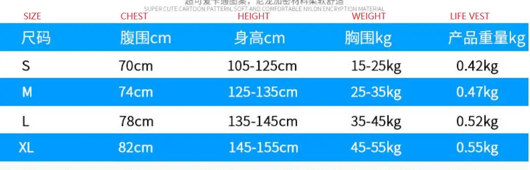 CE Certificated High End Customized Kids Girls Boys Nylon Neoprene EPE Foam Boat Paddle Swim Water Life Vest Jacket