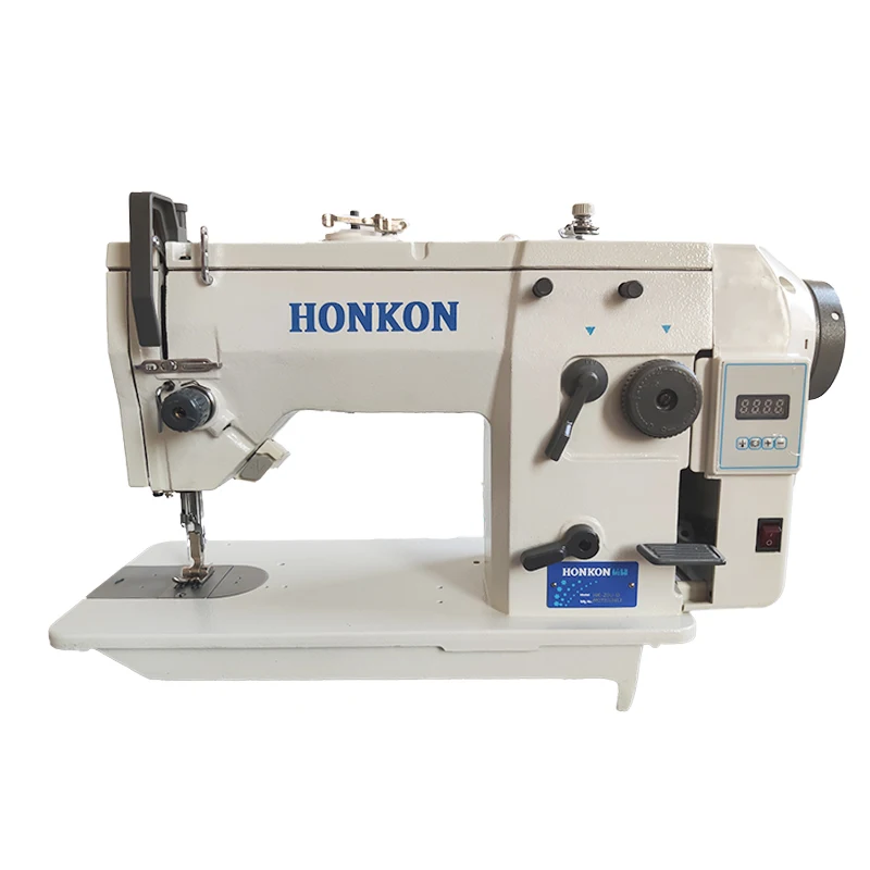 Direct Drive High Speed Zigzag Sewing Machine 12mm Max. Sewing Thickness Clothing 21/23KG HONKON DBX5
