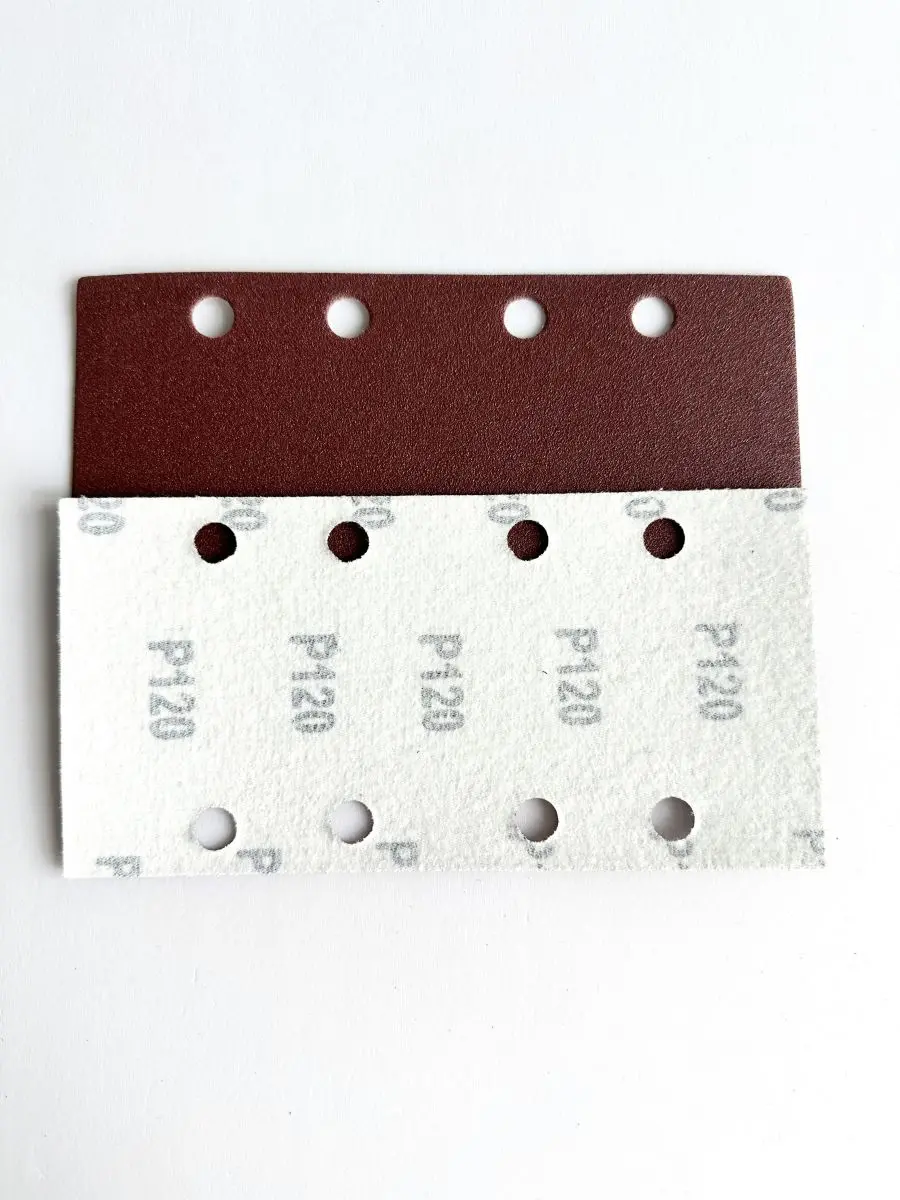 DONYUN Multifunctional Flocking 8 Hole Sandpaper Anti Static Aluminum Oxide Polishing Hook and Loop