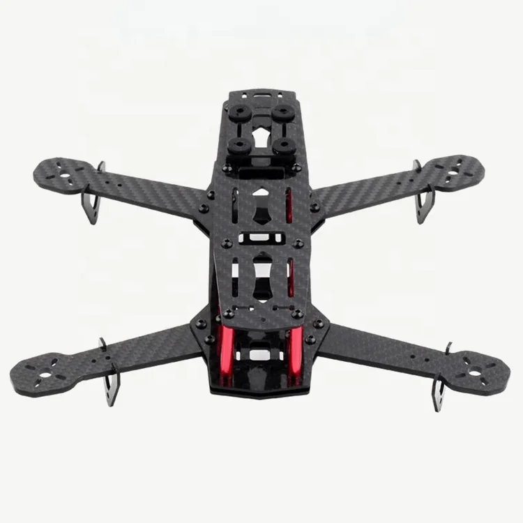 QAV250 FPV frame kit carbon fiber drone frame Pure 3k carbon fiber drones accessories