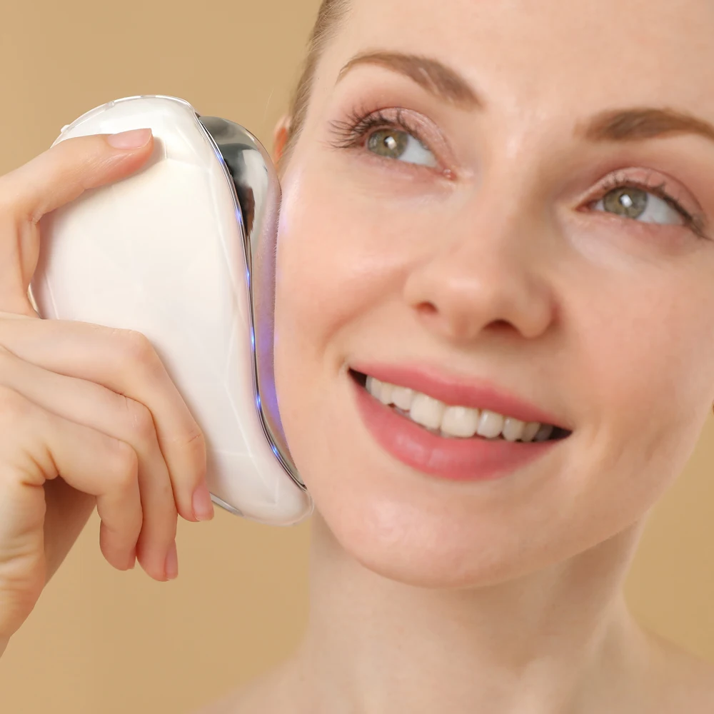 Электрический массажный инструмент Gua Sha с логотипом на заказ