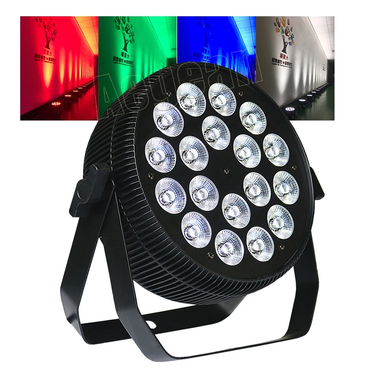 High Quality 18X10W Rgbwa 5In1 Mixcolor Dmx512 Stage Led Par Light For Halloween Christmas
