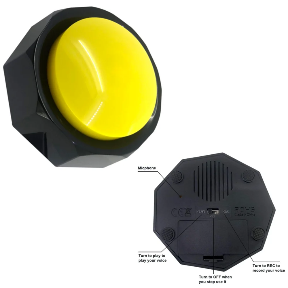 2020 Hot selling Factory Price Pre-record Sound Programable USB Sound Button funny talking buttons