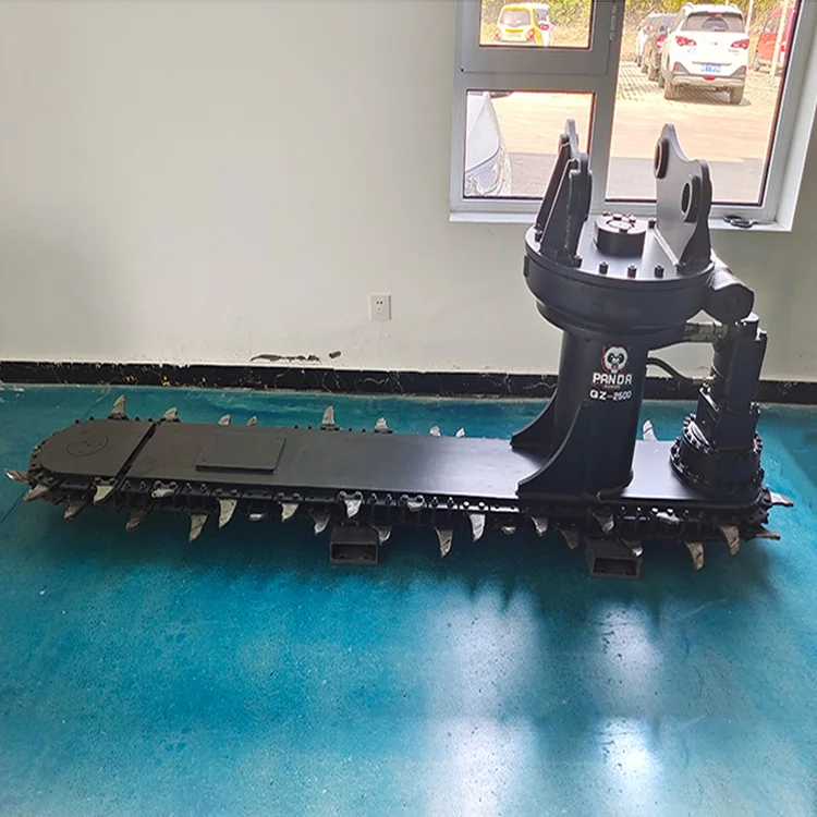 railway excavator with ballast undercutter removes fouled ballast from underneath the railway track