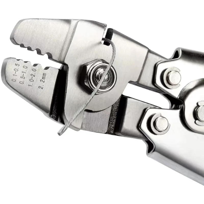Stainless Steel Crimper Sleeves Tool Wire Rope Swager Terminal Crimpers