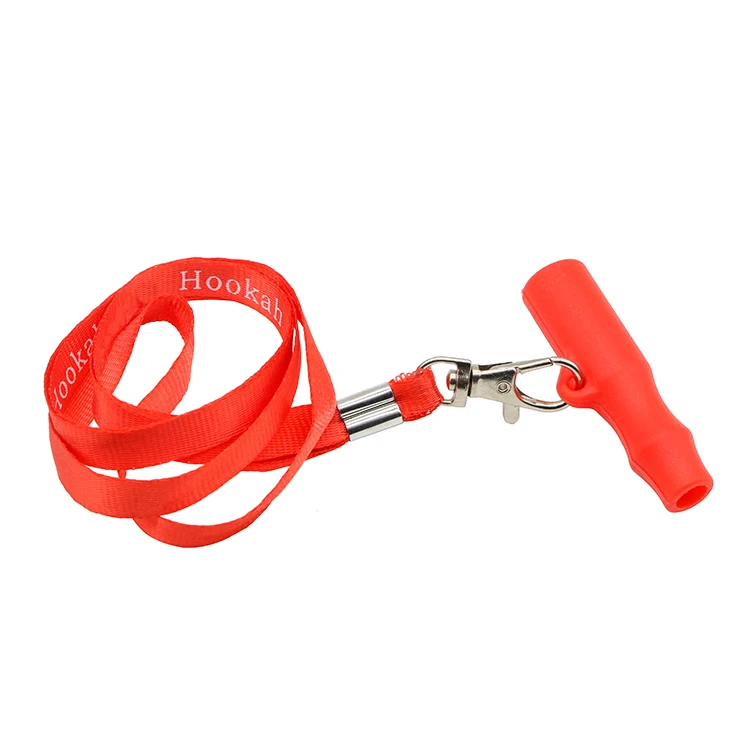 2020 New Hookah Shisha Hang Neck Strap Lanyard Holder Silicone Mouth Piece Shisha Accessories hookah mouthpiece