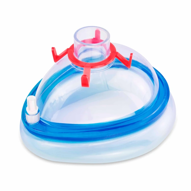 Disposable Medical Anaesthesia Oxygen Mask Soft Cushion
