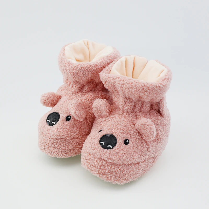 
Cute Winter Babi Shoes Boots Infants Warm3-d embroidery Shoes Girls Baby Booties Suede FabricBoy Baby Boots Newborn Shoes 