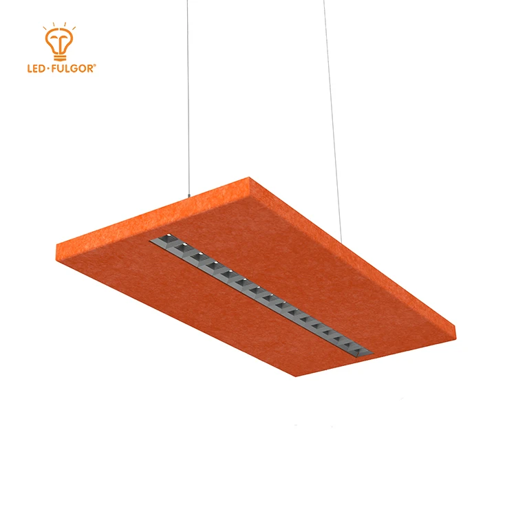 LED FULGOR DALI dimming pendant decorative PET felt Acoustic office LED light lamps