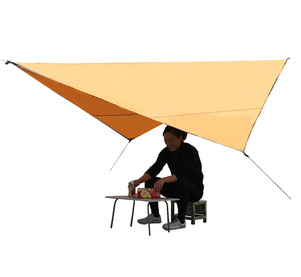 
Thick anti-tear Oxford cloth coated silver sunscreen outdoor canopy tent 