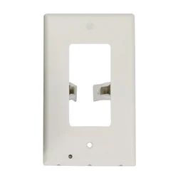 American retro white blank panel PP plastic panel switch socket panel with lightAmerican Standard certified Home night light