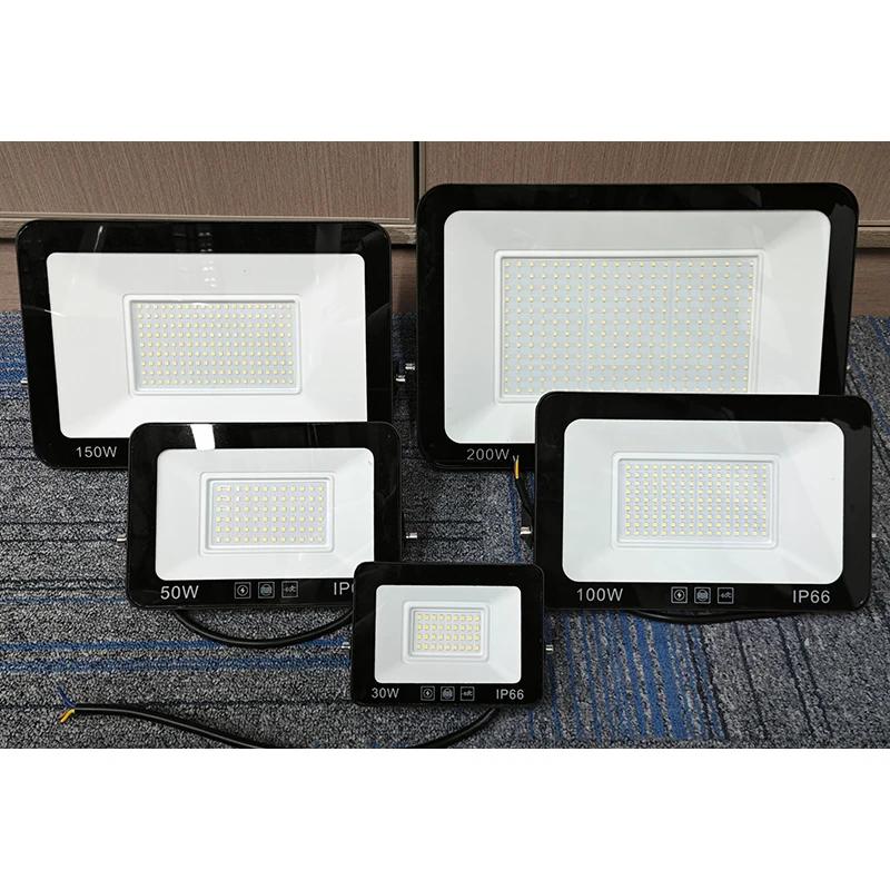 DC 12V 24V 220V 110V waterproof IP66 led projector lamp 30W 50w 100w 200w portable led floodlight outdoor flood light