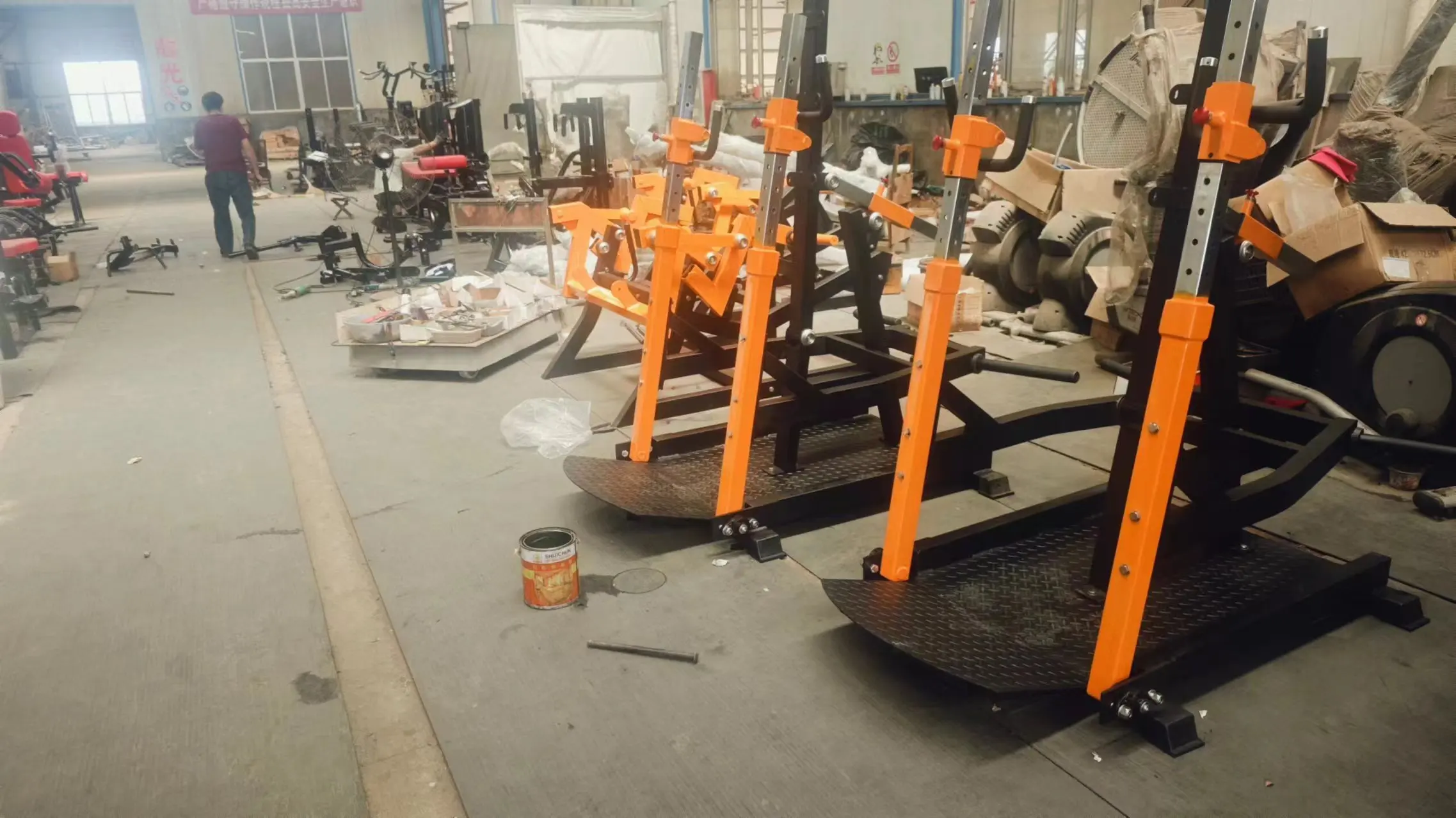 Gym Exercise Standing Chest Press Machine