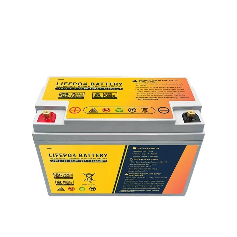 
12v 100ah lifepo4 batteries in a RV mobile home with solar system lithium ion battery 100ah 