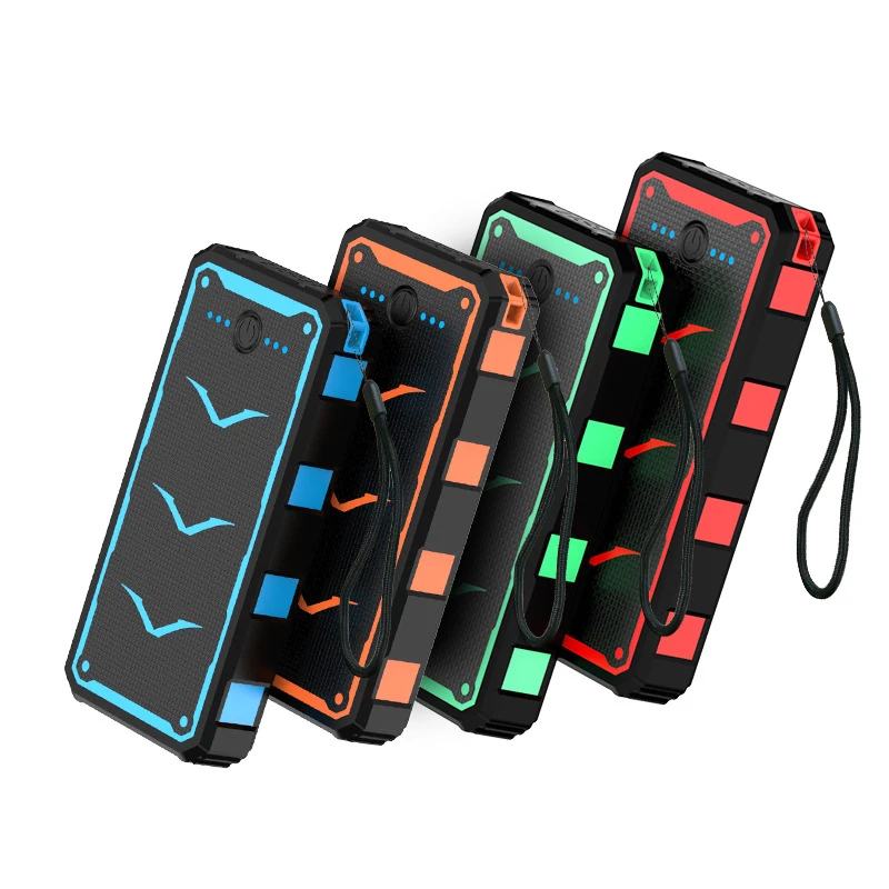 20000mah Magnetic Wireless Three Level Bright Portable Charger Solar Power Bank 20000mah Wholesale Multifunctional Outdoor CE