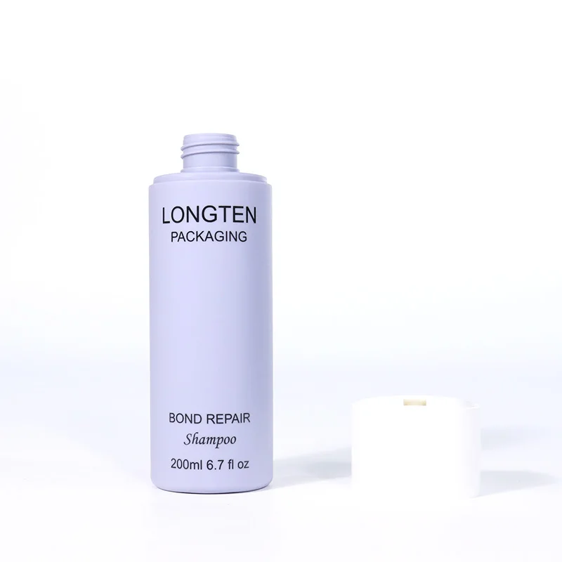 Luxury 150ml 200ml 250ml 300ml HDPE haircare packaging containers squeeze lotion shampoo plastic bottle with disc top cap