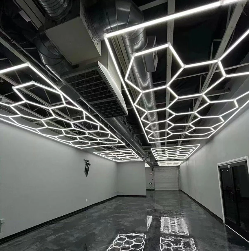 DIY Car Detailing smart led hexagon wall lights for garage light octagon Gaming Led Lights